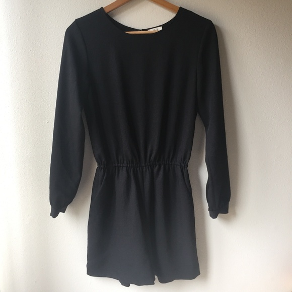 Aritzia Wilfred Grignard Romper in Black - Picture 2 of 8